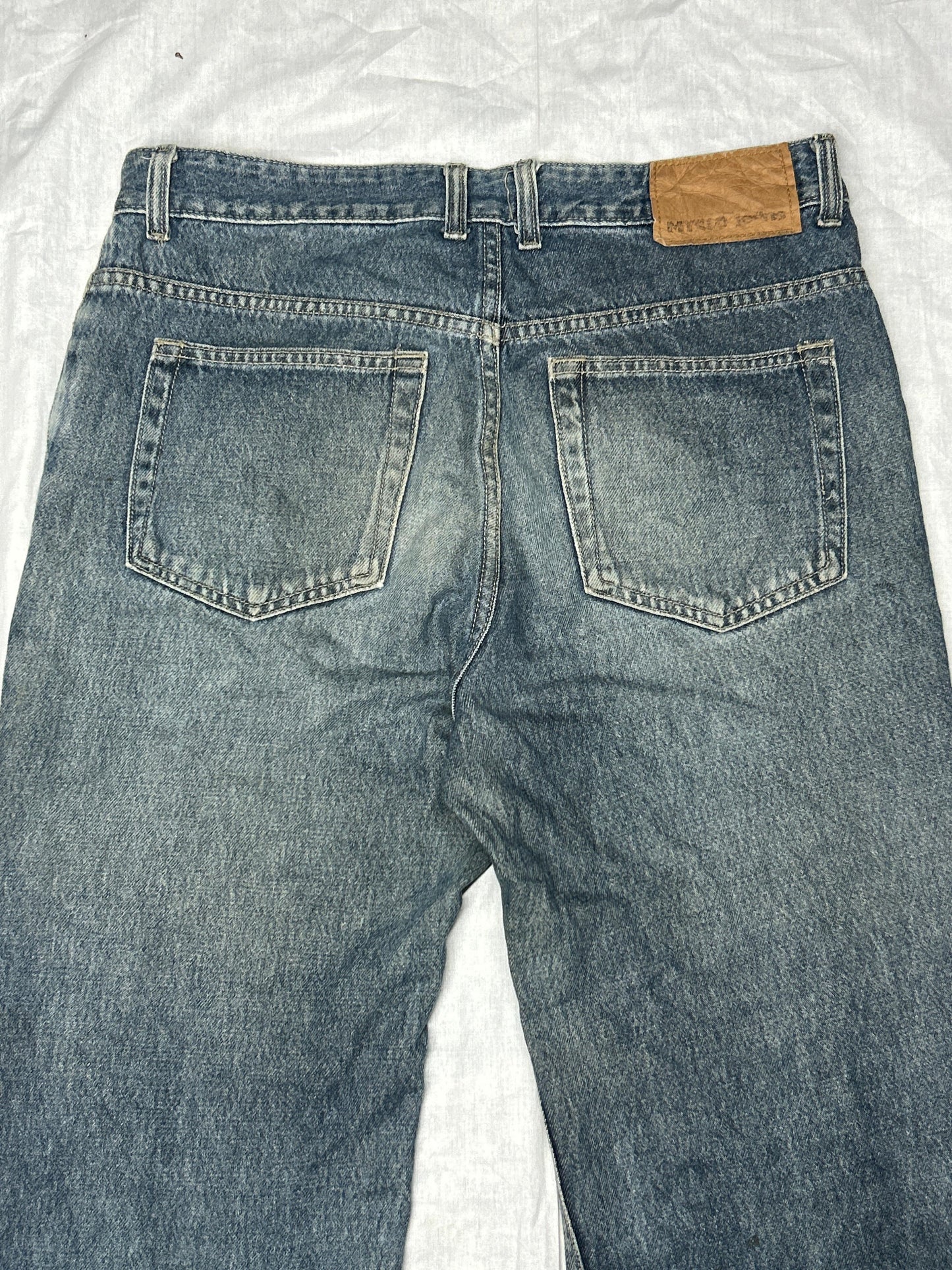 Grey baggy jeans