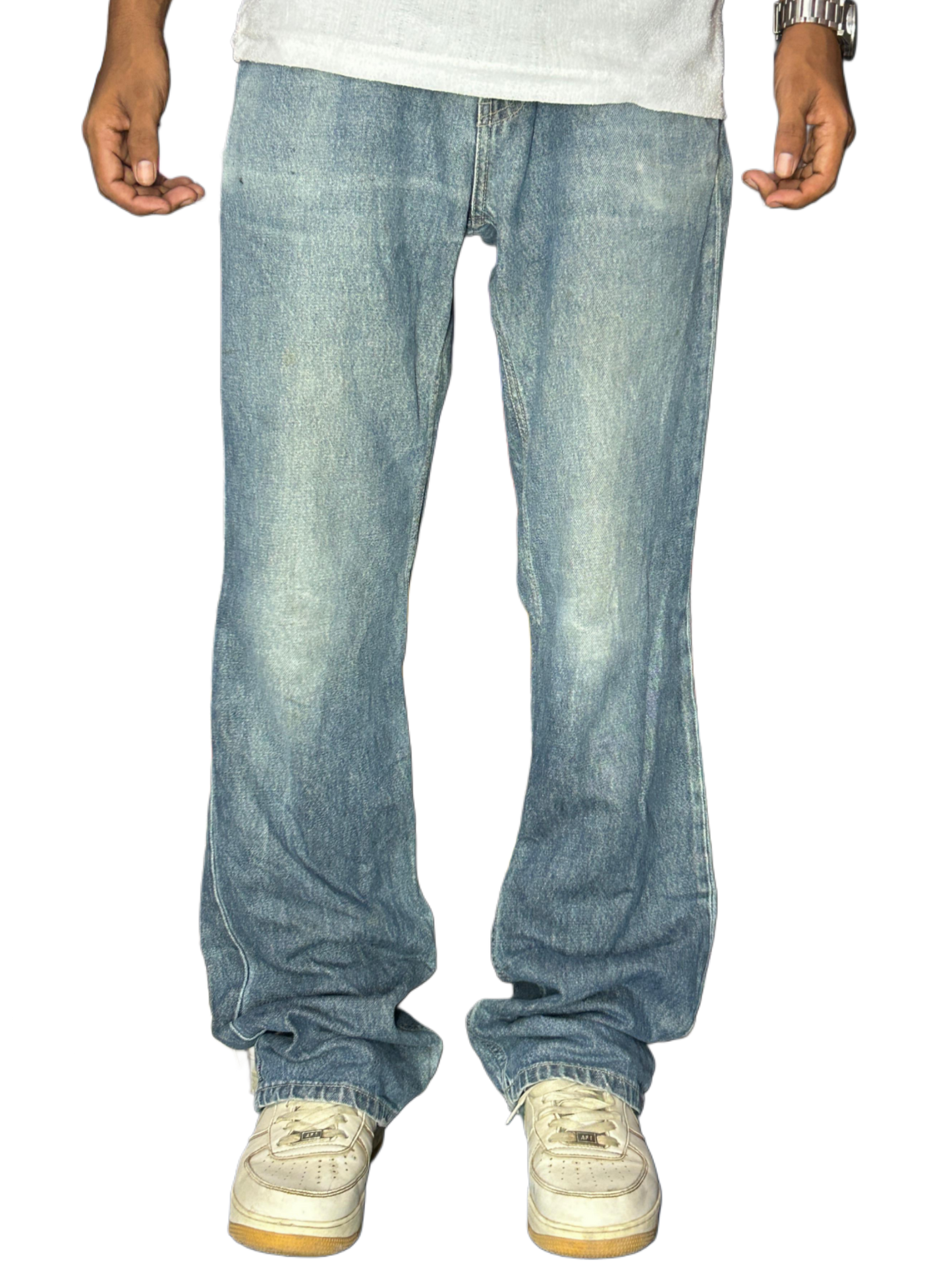 Grey baggy jeans