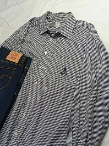 Black and White checked Shirt