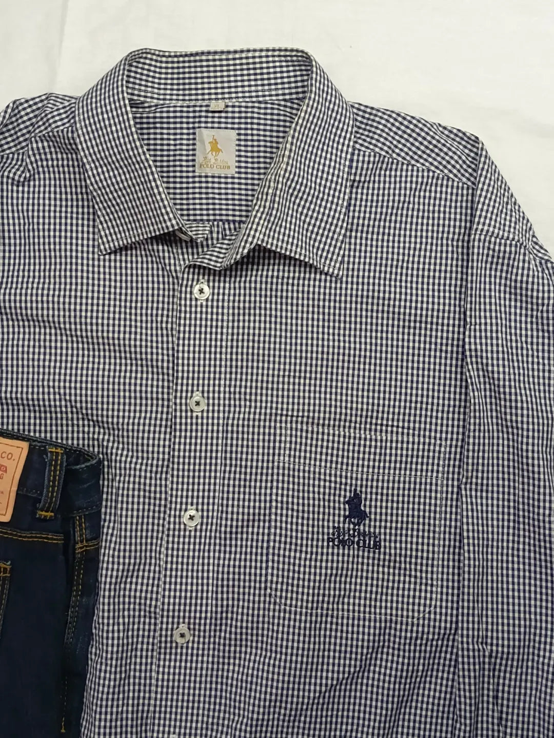 Black and White checked Shirt