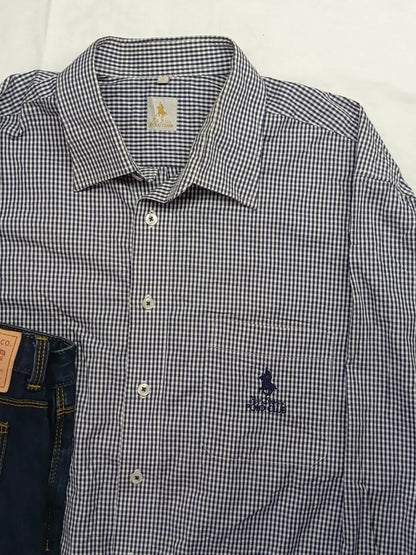 Black and White checked Shirt